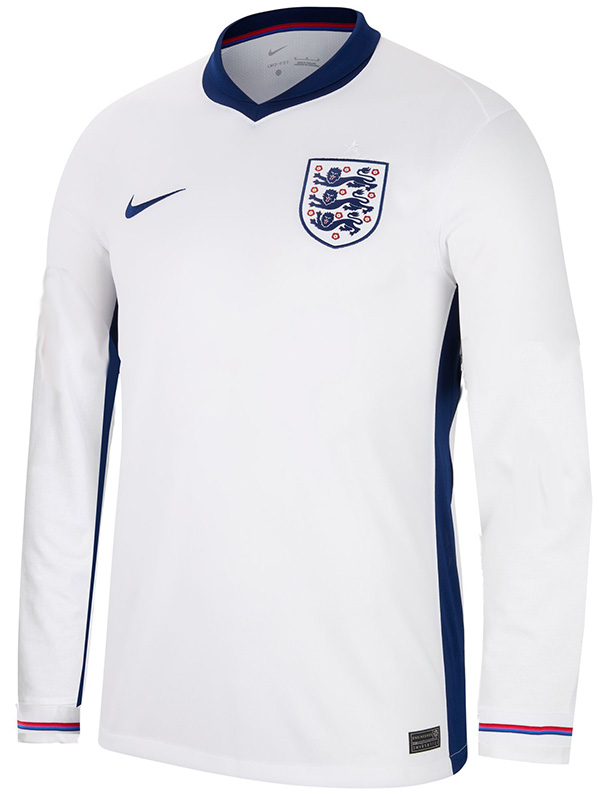 England maillot domicile manches longues uniforme de football premier kit de football pour hommes en haut du maillot de sport coupe d'Europe 2024